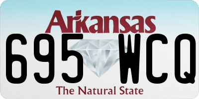 AR license plate 695WCQ