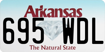 AR license plate 695WDL