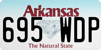 AR license plate 695WDP