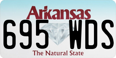 AR license plate 695WDS