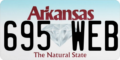 AR license plate 695WEB