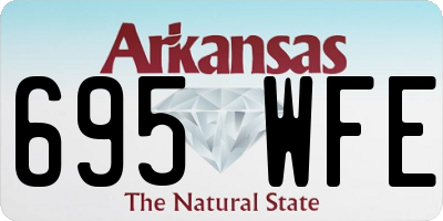 AR license plate 695WFE