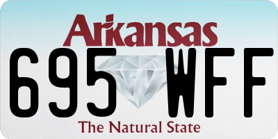 AR license plate 695WFF