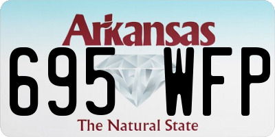 AR license plate 695WFP