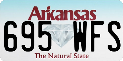 AR license plate 695WFS