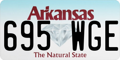 AR license plate 695WGE