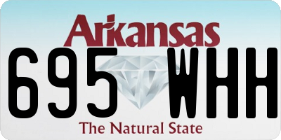 AR license plate 695WHH