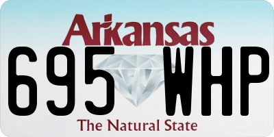 AR license plate 695WHP