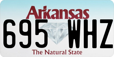 AR license plate 695WHZ