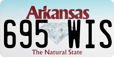AR license plate 695WIS