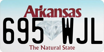 AR license plate 695WJL