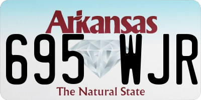 AR license plate 695WJR