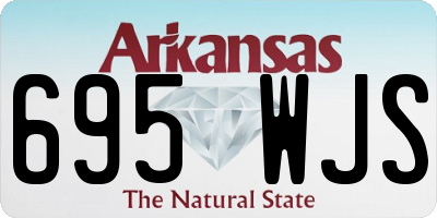 AR license plate 695WJS