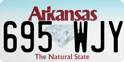 AR license plate 695WJY