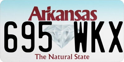 AR license plate 695WKX