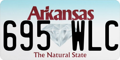AR license plate 695WLC