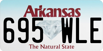 AR license plate 695WLE