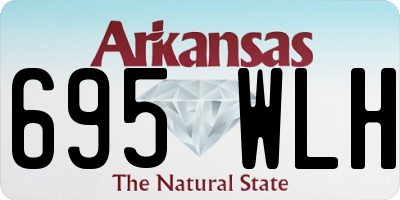 AR license plate 695WLH