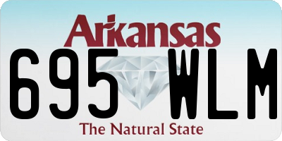 AR license plate 695WLM