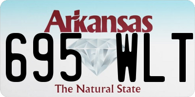 AR license plate 695WLT