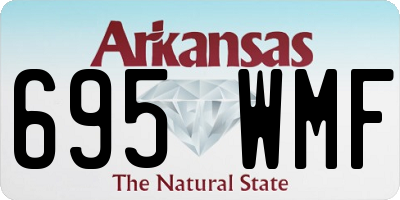 AR license plate 695WMF