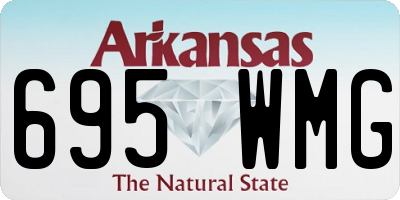 AR license plate 695WMG