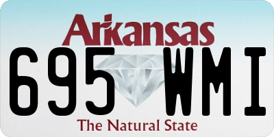 AR license plate 695WMI