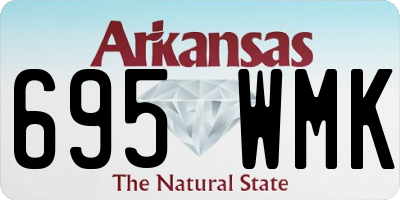 AR license plate 695WMK