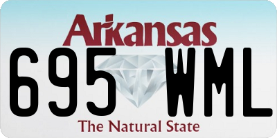 AR license plate 695WML