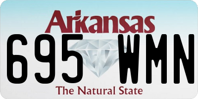 AR license plate 695WMN