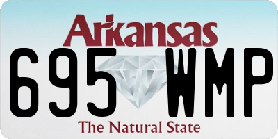 AR license plate 695WMP