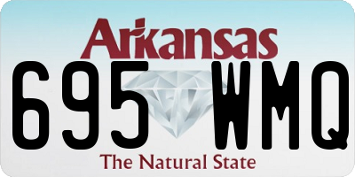 AR license plate 695WMQ