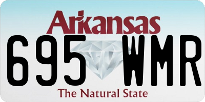 AR license plate 695WMR