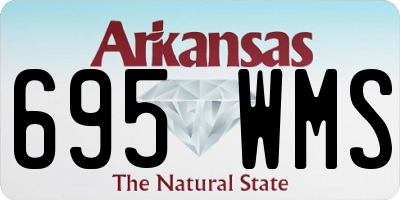 AR license plate 695WMS