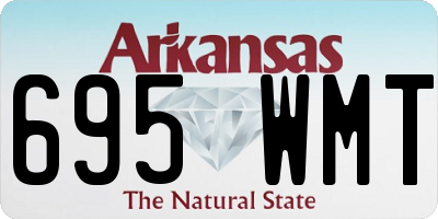 AR license plate 695WMT