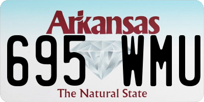 AR license plate 695WMU