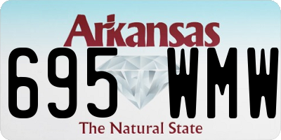 AR license plate 695WMW