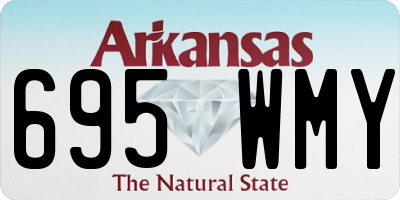 AR license plate 695WMY