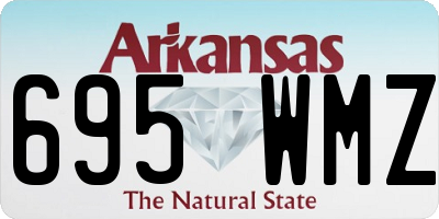 AR license plate 695WMZ