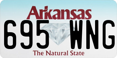AR license plate 695WNG