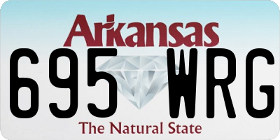 AR license plate 695WRG