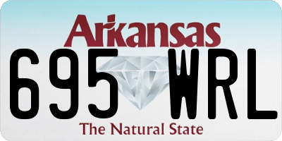 AR license plate 695WRL