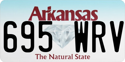 AR license plate 695WRV