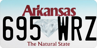 AR license plate 695WRZ