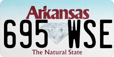 AR license plate 695WSE
