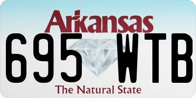 AR license plate 695WTB