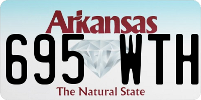 AR license plate 695WTH