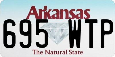 AR license plate 695WTP