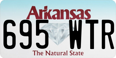 AR license plate 695WTR