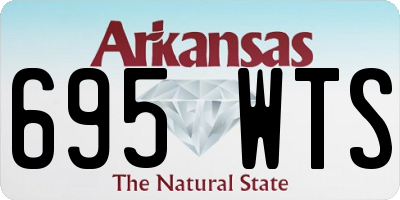 AR license plate 695WTS